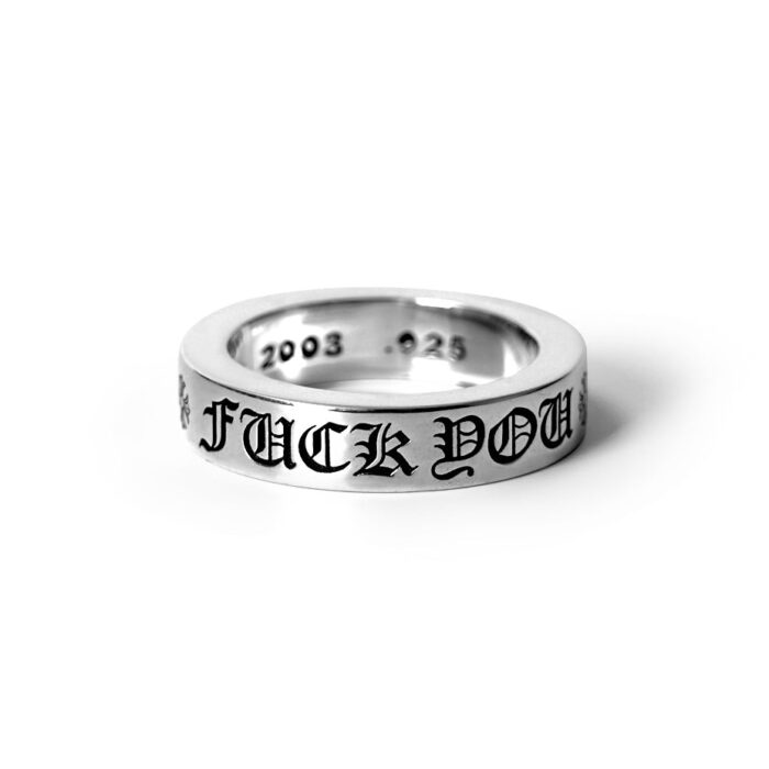 Chrome Hearts Fuck You Ring