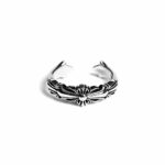 Chrome Hearts Baby Double Floral Cross Ring