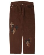 Chrome Hearts NYFW Leopard Levi’s Cross Patch Jeans