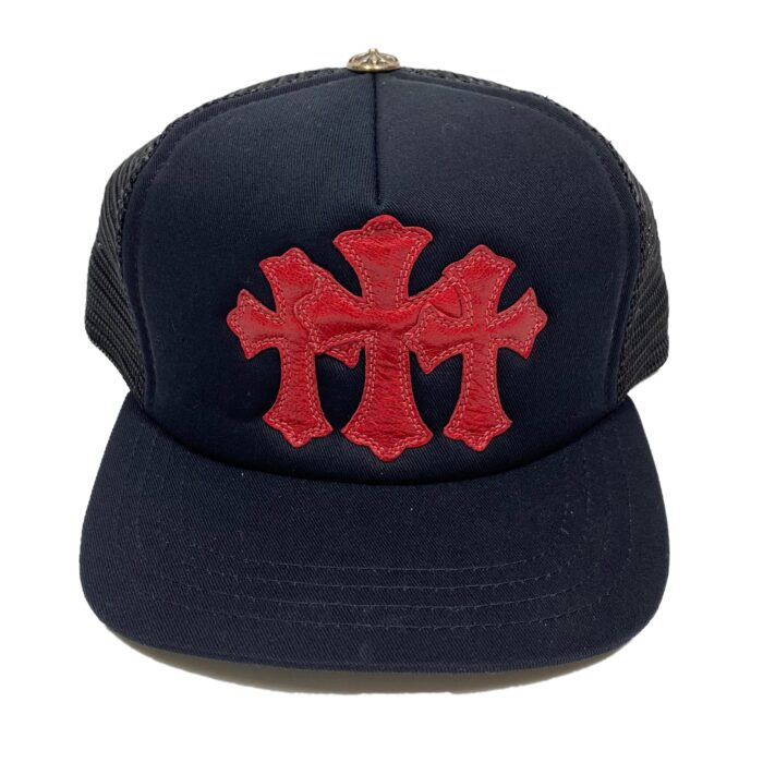 Chrome Hearts Cemetery Trucker Hat – Black/Red