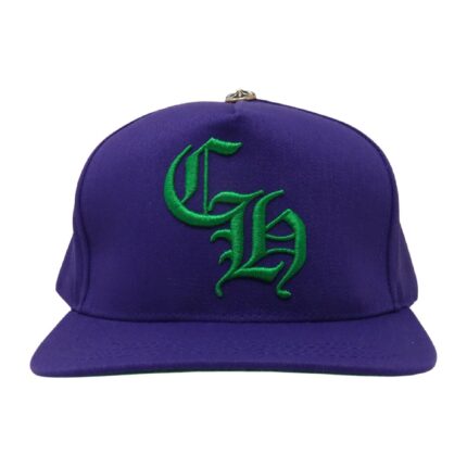 Chrome Hearts CH Baseball Cap – Purple/Green