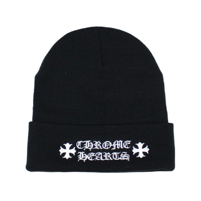 Chrome Hearts Logo Beanie – Black